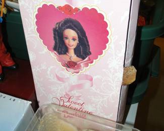 Sweet Valentine Barbie, still in the box