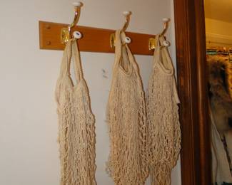 These net bags are amazing for toting items.