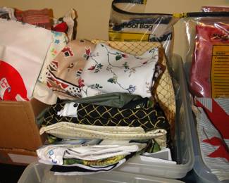 Fabric pieces, patterns and more