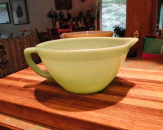 Jadeite mixing/pouring bowl