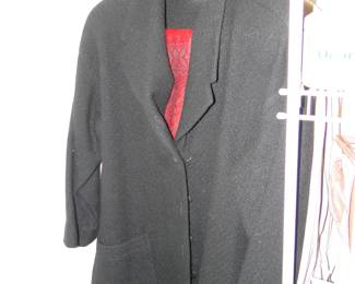 Nice black overcoat