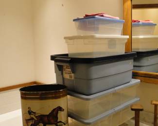 We also have lots of storage containers too