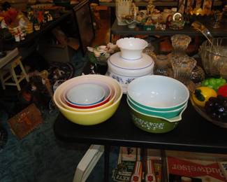 Oh, then we have Pyrex and Corelle too