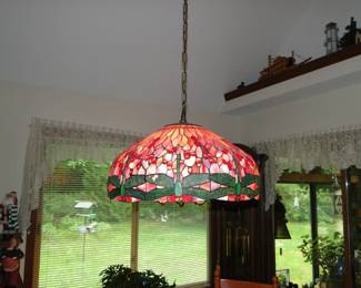 Very large dragonfly lamp