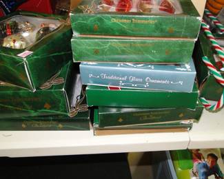 Traditional Glass Holiday Items