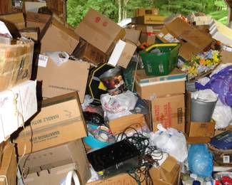 We still have to open and unpack all of this, to bring you a most incredible estate sale