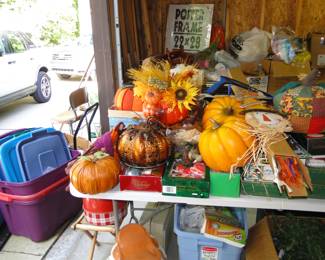 Fall Halloween and Harvest Decor