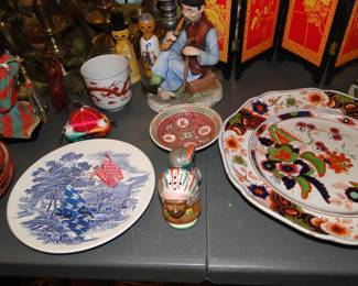 We have a very unique collection of salt and pepper shakers too