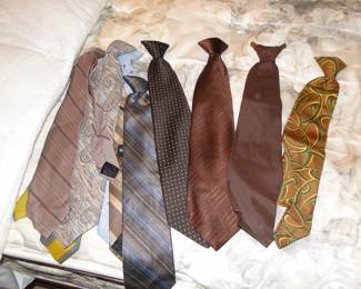 Clip on ties, junior in size