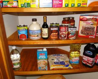 Still fresh, $1 each, pantry and canned goods