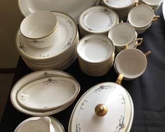 China sets are Noritake and Cleveland china set