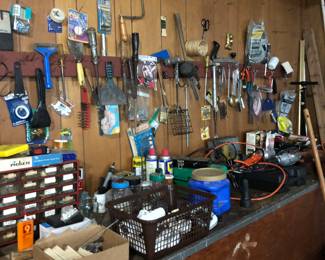 Lots of hand tools.