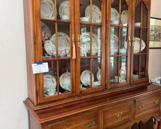 Glass front hutch