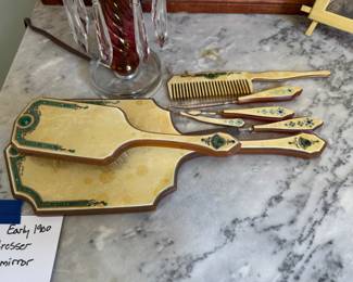 Antique dresser set