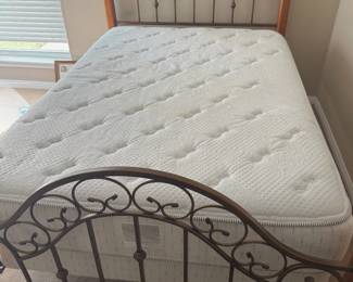 Full size bed and headboard