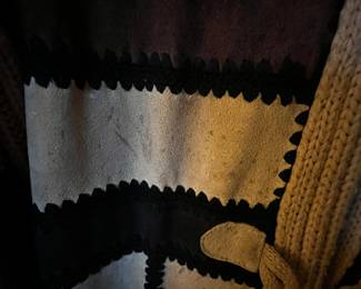Leather bug sweater