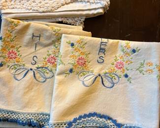 Embroidered Pillow Cases