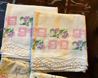 Embroidered Pillow cases
