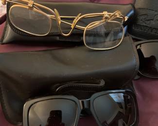 Glasses and Salvatore Ferragamo sunglasses 