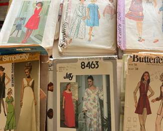 Vintage sewing patterns, like new $3.00 each