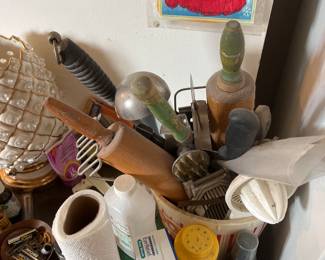 Old kitchen utensils