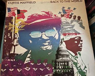 Curtis Mayfield LP Back to the World