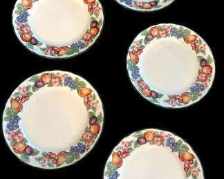 Set Of 5 Epoch Dinner Plates