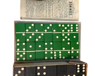 Assorted Dominos Including Electronic Game