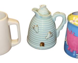 Ceramic Pitchers Honey Pots