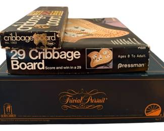 Trivial Pursuit Cribbage Board