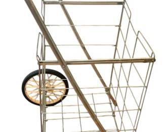 Vintage Metal Shopping Cart