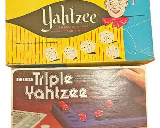 Vintage Yahtzee Triple Yahtzee