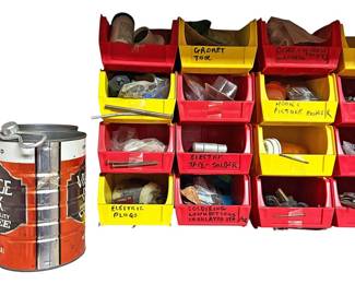 Assorted Hardware Containers