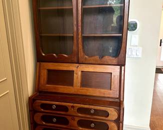 Antique Secretary Desk with Hutch.