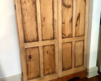Rustic Farmhouse Pine Cabinet