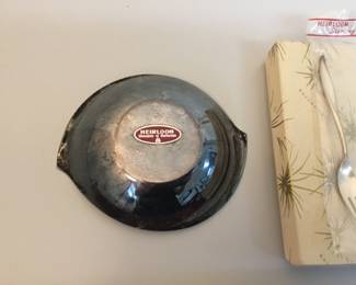 Sterling fork/silverplate bowl $45