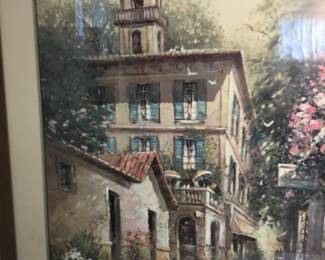 197 “Morning in Tuscany” by L Gordon, 42/1200. signed and numbered with certificate $225