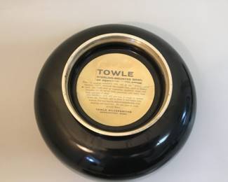 Towle Sterling Mounted Bowl and 2 spoons with sterling handles $150