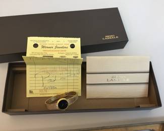 Vintage Seiko Lassale ladies watch with original box & paperwork. Receipt shows purchase price of $400 back in 1990! Feel free to make an offer, sells “As Is”