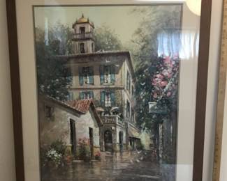197 “Morning in Tuscany” by L Gordon, 42/1200. signed and numbered with certificate $225