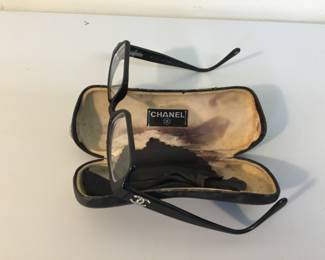 Vintage Chanel reading glasses with case $200