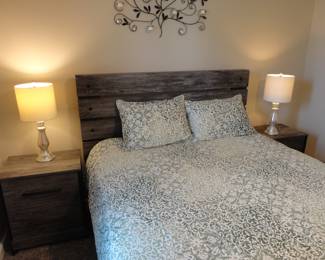 Queen Size Bed w/ matching Night Stands