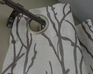 Curtain Rods not included
