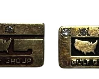10K Gold Gulf Group Pins