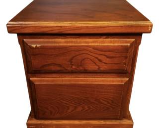 Vintage Wooden Filing Cabinet