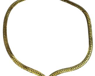 Napier V Shape Herringbone Necklace