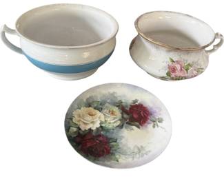 Vintage China Commonde Chamber Pots