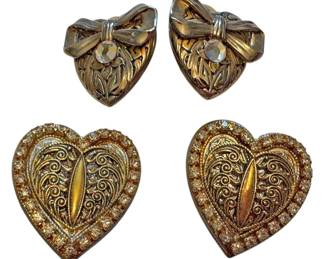 Vintage Clip On Earrings