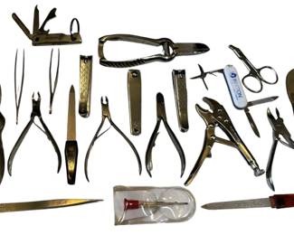 Vintage Metal Manicure Tools