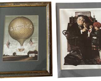 Norman Rockwell Doctor Doll Print
